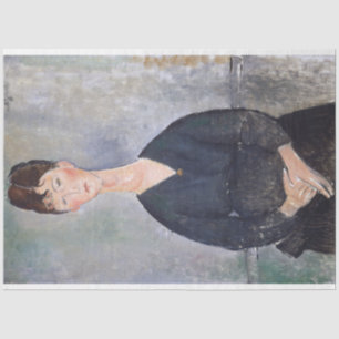 Portrait of Cafe Singer, Modigliani Tissue Paper