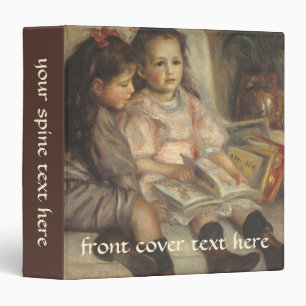 Portrait of Caillebotte Children by Pierre Renoir Binder