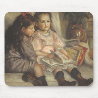 Portrait of Caillebotte Children by Pierre Renoir Mouse Pad