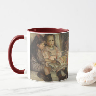 Portrait of Caillebotte Children by Pierre Renoir Mug