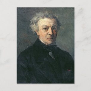 Portrait of Camille Corot c.1863 Postcard