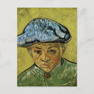 Portrait of Camille Roulin, Van Gogh Fine Art Postcard