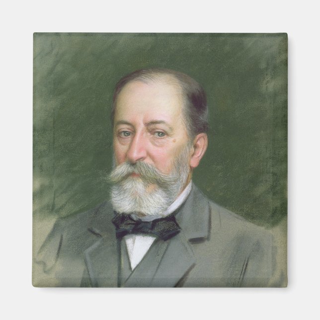 Portrait of Camille Saint-Saens  1903 Magnet (Front)