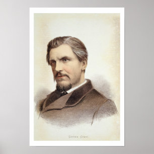 Portrait of Captain James Augustus Grant (1827-87) Poster
