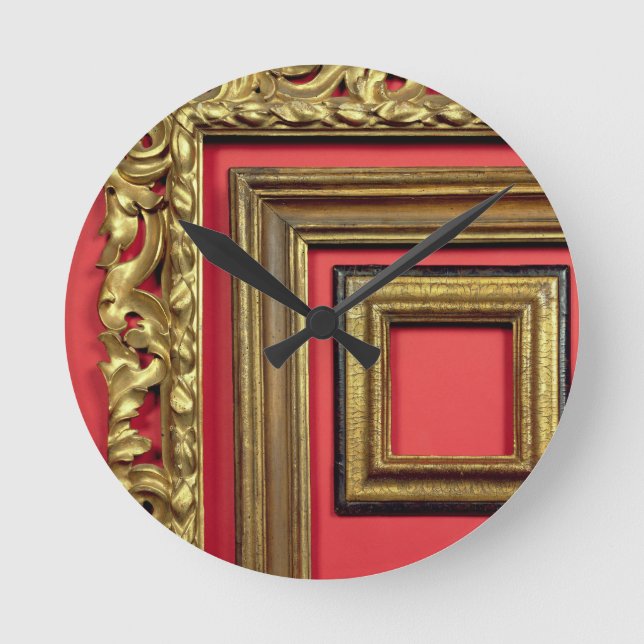 Portrait of Cardinal Agucchi, 1605 (oil on canvas) Round Clock (Front)
