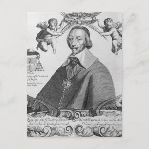 Portrait of Cardinal de Richelieu Postcard