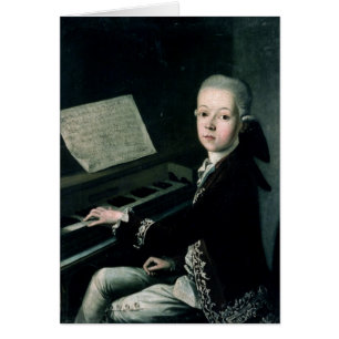 Portrait of Carl Graf Firmian at the piano