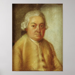 Portrait of Carl Philipp Emanuel Bach, c.1780 Poster