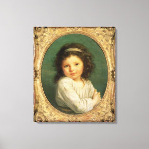 Portrait of Caroline Lalive de la Briche, 1786 Canvas Print
