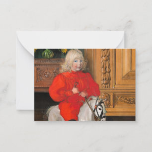 Portrait of Casimir Laurin, Murre by Carl Larsson Card