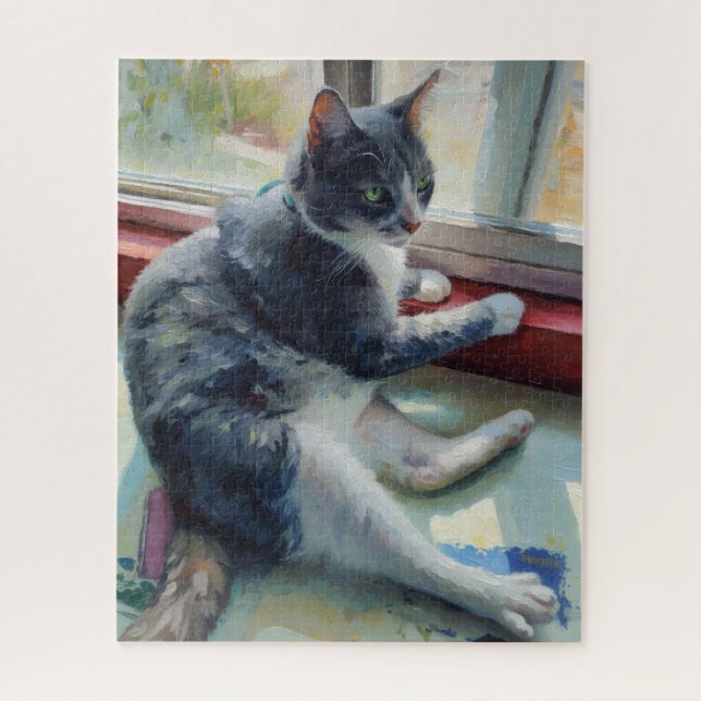 Portrait of Cat Puzzle (Vertical)