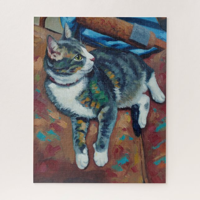 Portrait of Cat Puzzle (Vertical)