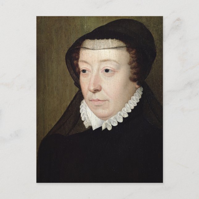 Portrait of Catherine de Medici Postcard (Front)