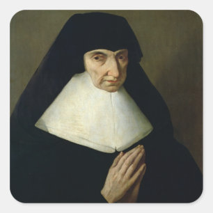 Portrait of Catherine de Montholon, founder of the Square Sticker