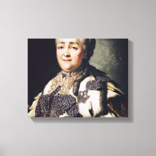 Portrait of Catherine II of Russia 2 Canvas Print
