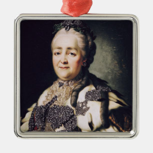 Portrait of Catherine II  of Russia Metal Ornament