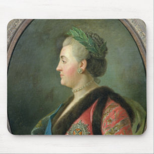 Portrait of Catherine II  of Russia Mouse Pad