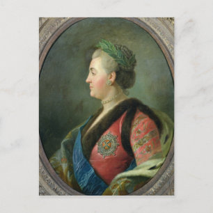 Portrait of Catherine II of Russia Postcard