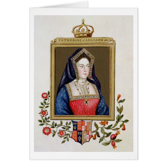 Portrait of Catherine of Aragon (1485-1536) 1st Qu (Front)