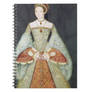 Portrait of Catherine Parr (1512-48), 1545 (colour Notebook
