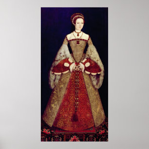 Portrait of Catherine Parr, 1545 Poster