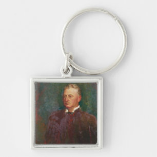 Portrait of Cecil John Rhodes  1898 Keychain