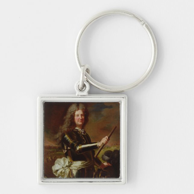 Portrait of Charles-Auguste de Matignon Keychain (Front)