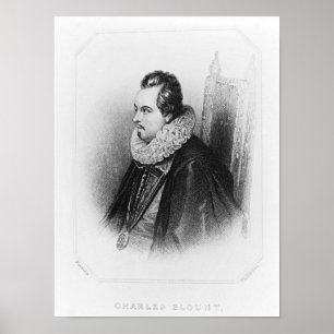 Portrait of Charles Blount 8th Earl of Poster