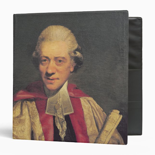 Portrait of Charles Burney, c.1781 Binder (Front/Inside)