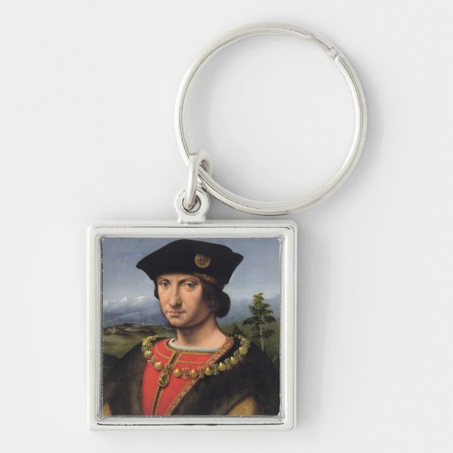 Portrait of Charles d'Amboise  Marshal of France Keychain (Front)
