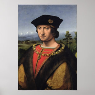 Portrait of Charles d'Amboise  Marshal of France Poster