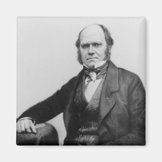 Portrait of Charles Darwin, 1854 Magnet (Front)