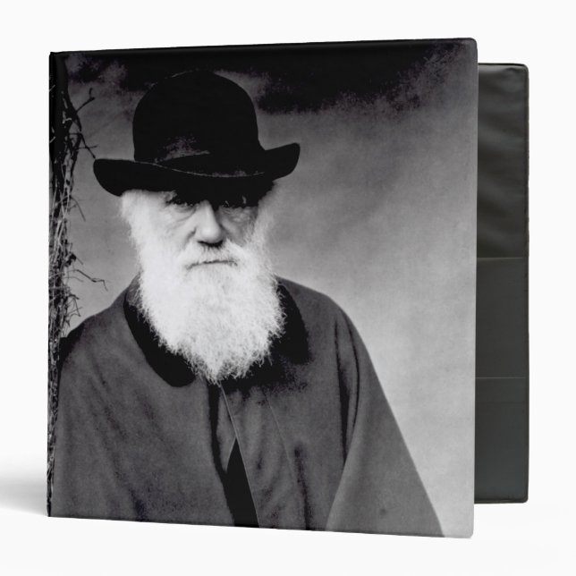 Portrait of Charles Darwin  1881 Binder (Front/Inside)