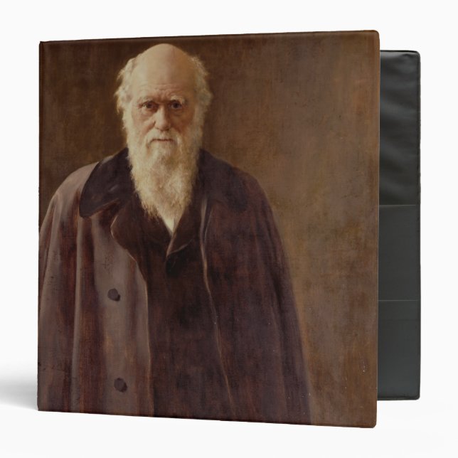 Portrait of Charles Darwin  1883 Binder (Front/Inside)