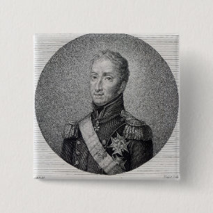 Portrait of Charles of France 2 Inch Square Button