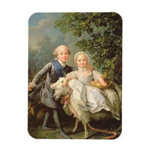 Portrait of Charles Philippe of France (1757-1836) Magnet