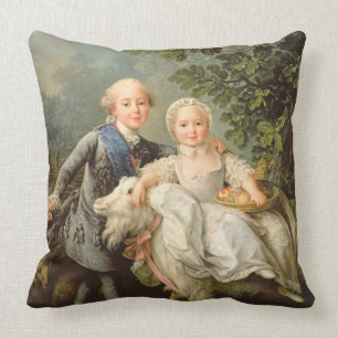 Portrait of Charles Philippe of France (1757-1836) Throw Pillow