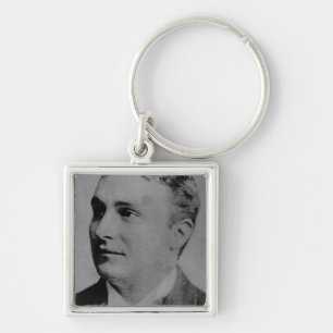 Portrait of Charles Spencer Chaplin, Sr Keychain