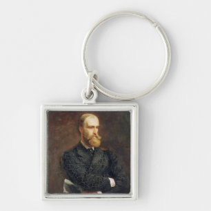 Portrait of Charles Stewart Parnell  1892 Keychain