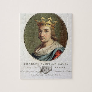 Portrait of Charles V, Called 'The Wise' King of F Jigsaw Puzzle