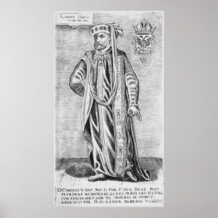 Portrait of Charles V , Holy Roman Emperor Poster