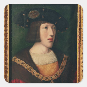 Portrait of Charles V Square Sticker