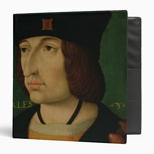 Portrait of Charles VIII  King of France Binder (Front/Inside)