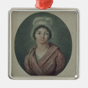 Portrait of Charlotte Corday after 1793 Metal Ornament