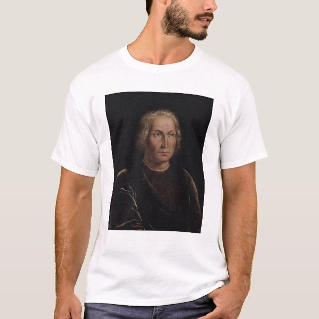 Portrait of Christopher Columbus T-Shirt (Front)