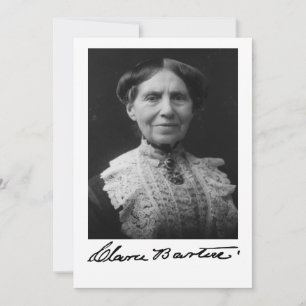 Portrait of Clara Barton Invitation