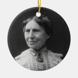 Portrait of Clara Barton Later in Life Ceramic Ornament