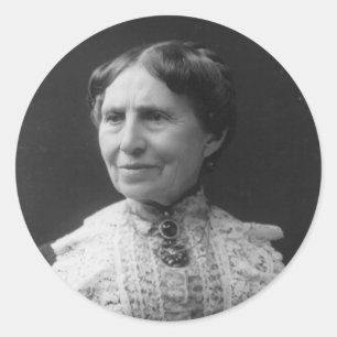 Portrait of Clara Barton Later in Life Classic Round Sticker