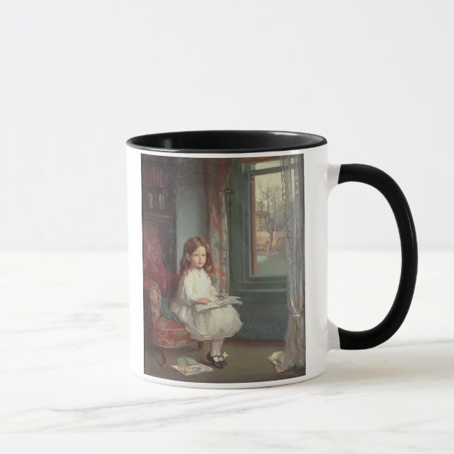 Portrait of Clara Hughes, 1902 (oil on canvas) Mug (Right)