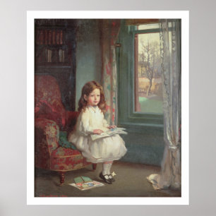 Portrait of Clara Hughes, 1902 (oil on canvas) Poster